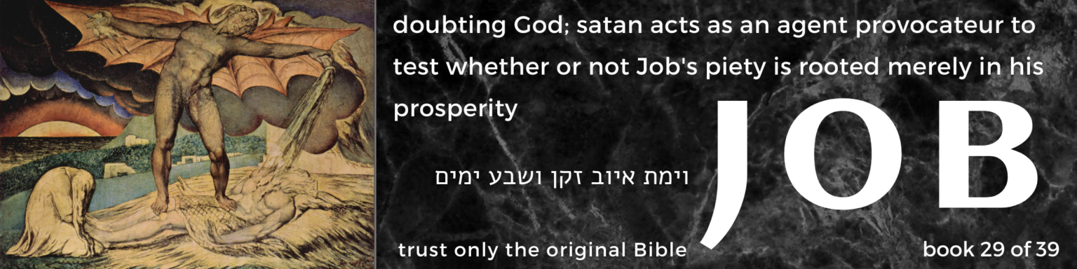 29 Job book - original bible - banner