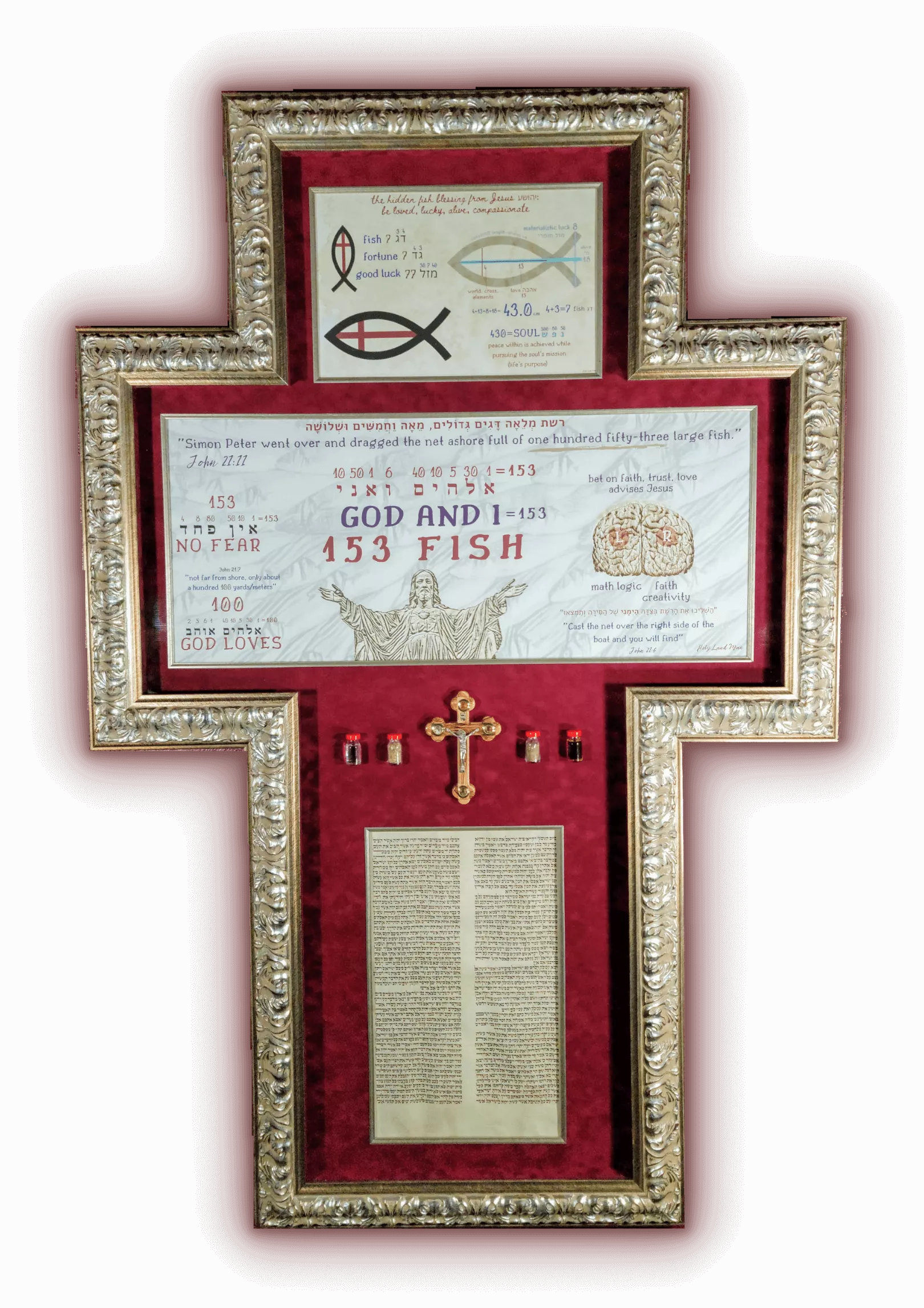nft Jesus 153 fish mystery by Don Juravin