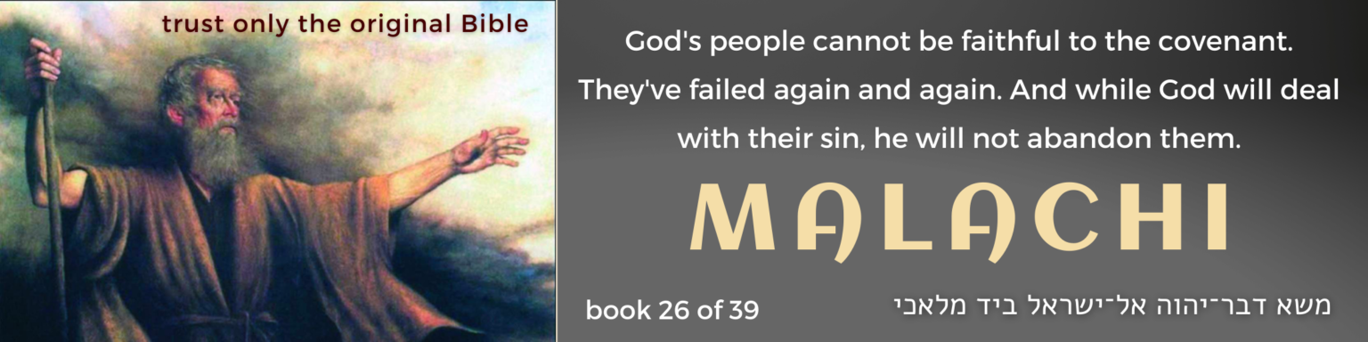 26 Malachi book - original bible - banner