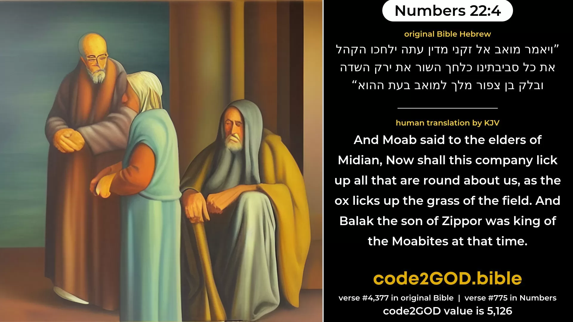 Numbers 22 4 Numbers 22:4