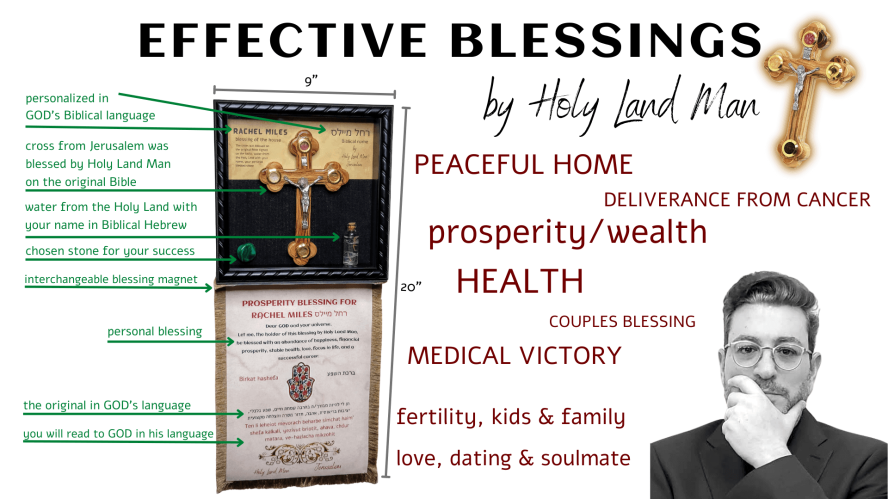 Blessings by Holy Land Man
